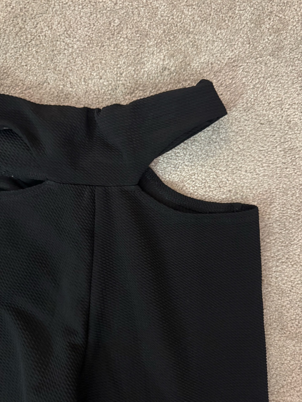 SHEIN Black Ribbed Pants - Picture 2 of 5